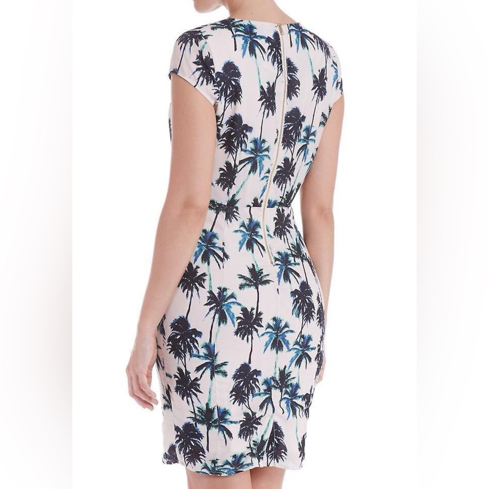 NWT Sugarhill Palm Tree Sheath Summer Dress